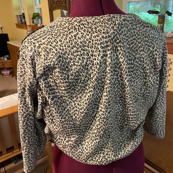 Vintage 80s crop top safari print - Picture 9 of 9